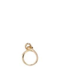 Elizabeth and James | Metallic 'amara' Twisted Knot Ring | Lyst