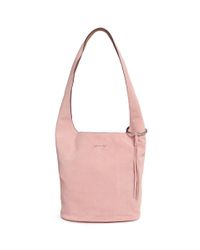 Elizabeth and James | Pink 'finley Courier' Tassel Suede Bag | Lyst