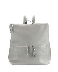 Neiman marcus Triple-zip Leather Backpack in Pink | Lyst