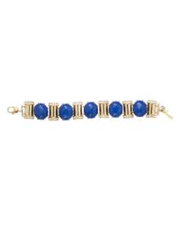 Lele Sadoughi - Blue Booster Link Bracelet - Lyst