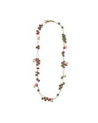 Lele Sadoughi - Multicolor Striped Shell Necklace - Lyst
