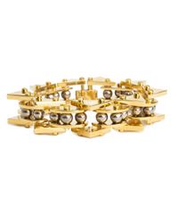 Lele Sadoughi - Multicolor Slim Stone Satellite Bracelet - Lyst