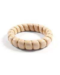 Lulu Frost - Metallic Vintage Faux Ivory And Brass Bangle - Lyst