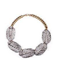 Lulu Frost - Metallic Silvertone Drift Statement Necklace - Lyst