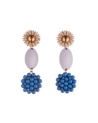 Lulu Frost - Blue *vintage* 100 Year Earring #15 - Lyst