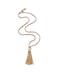 Lulu Frost | Metallic Narcissus Tassel Necklace | Lyst