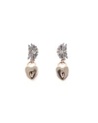Lulu Frost - Metallic Larkspur Locket Earring - Lyst