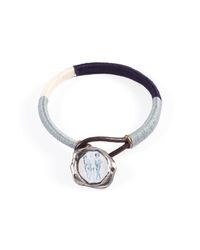 Lulu Frost - Blue George Frost Tri-nation Wrapped Wax Seal Bracelet for Men - Lyst