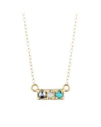 Lulu Frost - Multicolor Code Word Hot Necklace 18k Gold - Lyst