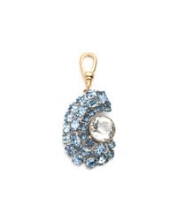 Lulu Frost - Blue Vintage Wave Crystal Charm - Lyst