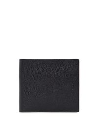 Bally Black Pebbled Leather Coin Wallet for men