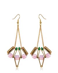 Scho | Metallic Lotus Earrings | Lyst