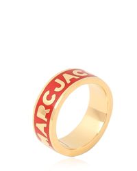Marc By Marc Jacobs | Red Dreamy Logo Brass Ring | Lyst