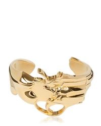 Saint Laurent | Metallic Handgun Cuff Bracelet for Men | Lyst