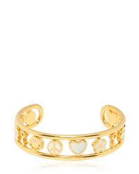 Marc By Marc Jacobs | Natural Enameled Happy House Cuff Bracelet | Lyst