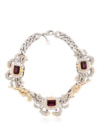 Schield | Metallic Pistol & Crab Necklace | Lyst