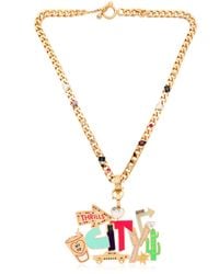Maria Francesca Pepe | Metallic Street Neon Necklace | Lyst