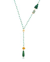 Katerina Psoma | Green Rosary Necklace | Lyst