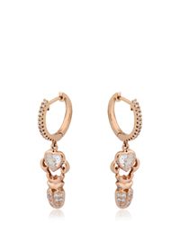 Daniela Villegas | Pink Khepri Diamond Hoop Earrings | Lyst