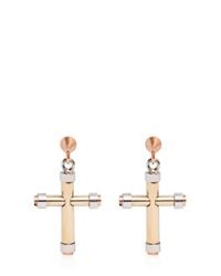 Givenchy | Metallic Cross Earrings | Lyst