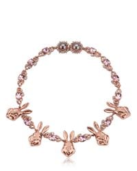 Mawi | Pink Bunny Love Necklace | Lyst