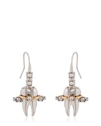 Schield | Metallic Teeth Braces Earrings | Lyst