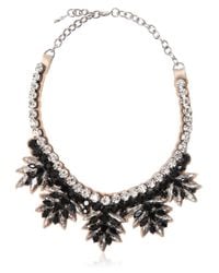 Valentino | Black Swarovski Crystals Necklace | Lyst