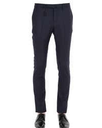 Incotex | Blue 18cm Skinny "82" Stretch Wool Pants | Lyst