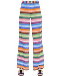 Missoni | Multicolor Striped Viscose Knit Pants | Lyst