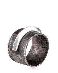 Henson | Metallic Single Blade Ring for Men | Lyst