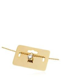 Maria Francesca Pepe | Metallic The Bling Ring Tag Bracelet | Lyst