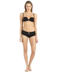 La Perla | Black Lycra Bikini Top With Padding | Lyst