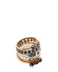Iosselliani | Metallic Colors Of Burma Set Of 5 Rings | Lyst