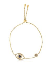 Apm Monaco | Metallic Éte Lucky Eye Yellow Silver Bracelet | Lyst