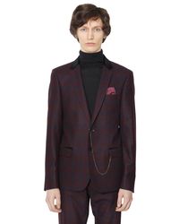 Lords & Fools Multicolor Checked Stretch Flannel Jacket for men