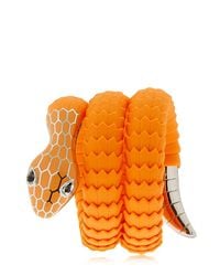TAMARA DONALLI Orange Clea Sunrise Snake Wrap Bracelet