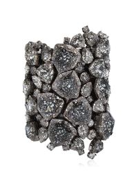 On Aura Tout Vu Black Patina Cuff Bracelet