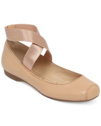 jessica simpson mandalaye elastic ballet flats