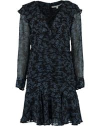 Veronica Beard Black Magg Long Sleeve Dress