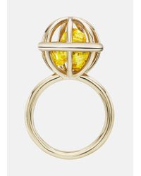 Mary Katrantzou - Metallic Nostalgia Sphere Ring Light Topaz - Lyst