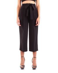 Annarita N. Black Cotton Pants