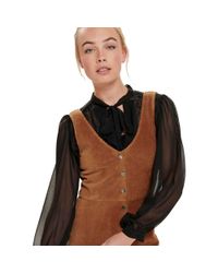 ONLY Fenja S/l Dress Jrs Jurken in het Brown