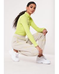 Missguided Multicolor Stone Contrast Stitch Loopback Joggers