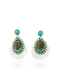 Ranjana Khan | Blue Turquoise Drop Earrings | Lyst