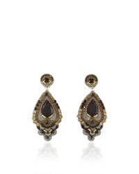 Ranjana Khan | Black Beaded Drop Earrings | Lyst
