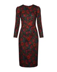 Lena Hoschek | Red Downton Winter Rose Dress | Lyst
