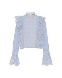 Sea | Multicolor Exploded Eyelet Ruffle Top | Lyst