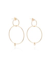 Zoe Chicco | Metallic Mixed Diamond Double Circle Hoop Earrings | Lyst