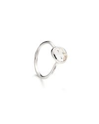 Monica Vinader | Metallic Siren Stacking Ring | Lyst