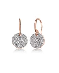Monica Vinader | Pink Ava Disc Drop Earrings | Lyst